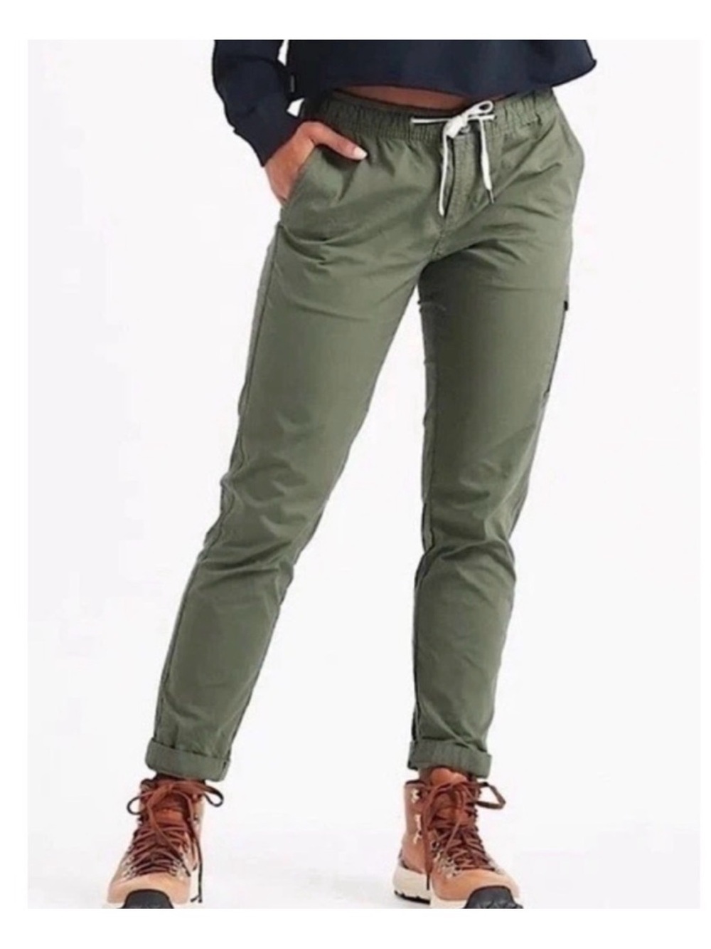 Vuori Women's Ripstop Pants Green Medium
